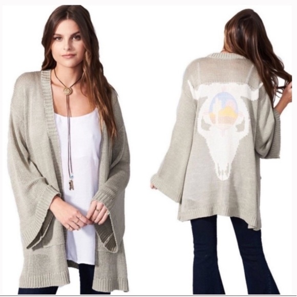Show Me Your Mumu Ojai Bull Head Easy Cardigan - Picture 1 of 6